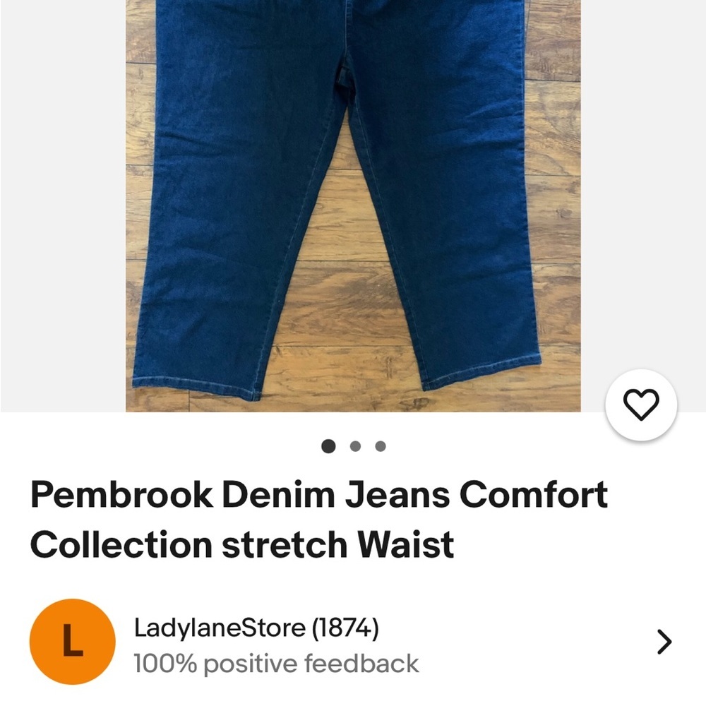 Pembrook Blue Denim Pants - Picture 5 of 5